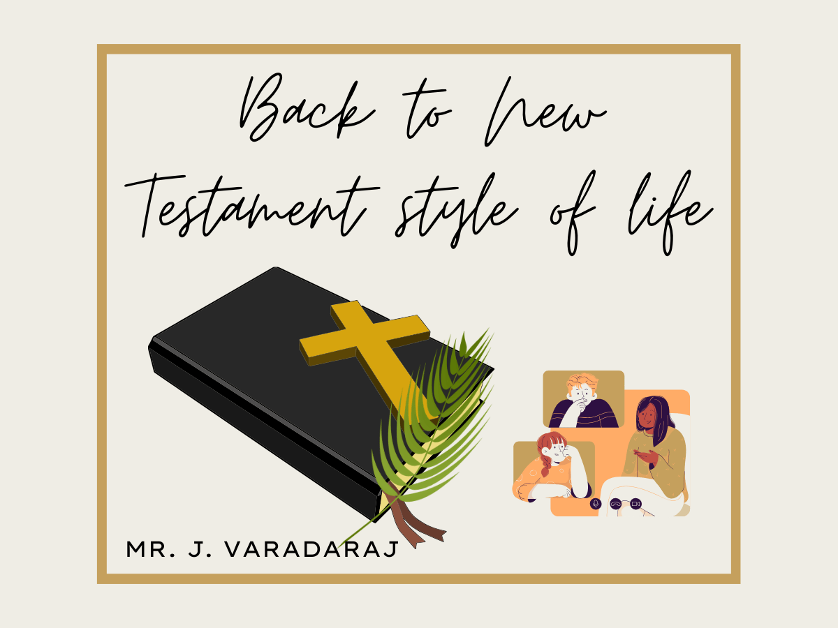 Back to New Testament style of life - m
