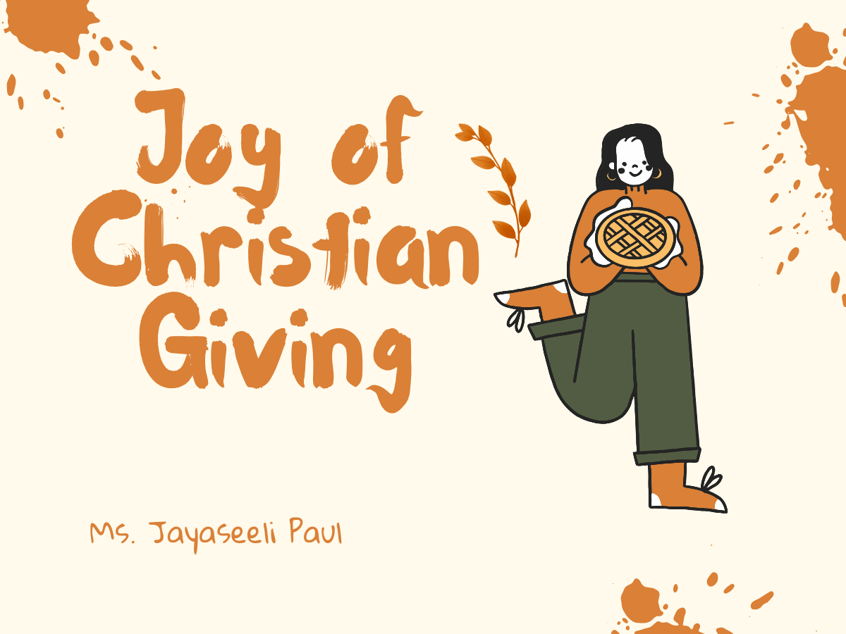 Joy of Christian Giving - m