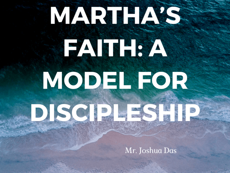 Martha’s Faith A Model for Discipleship - m