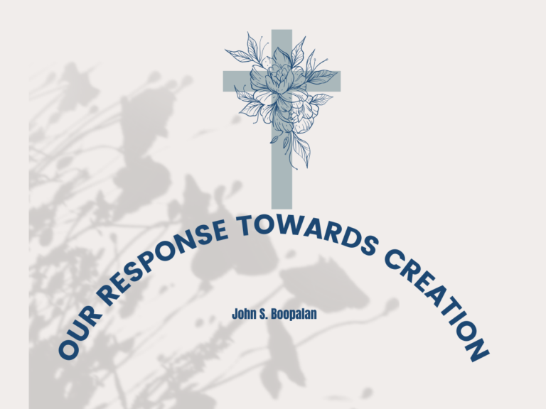 Our Response towards Creation