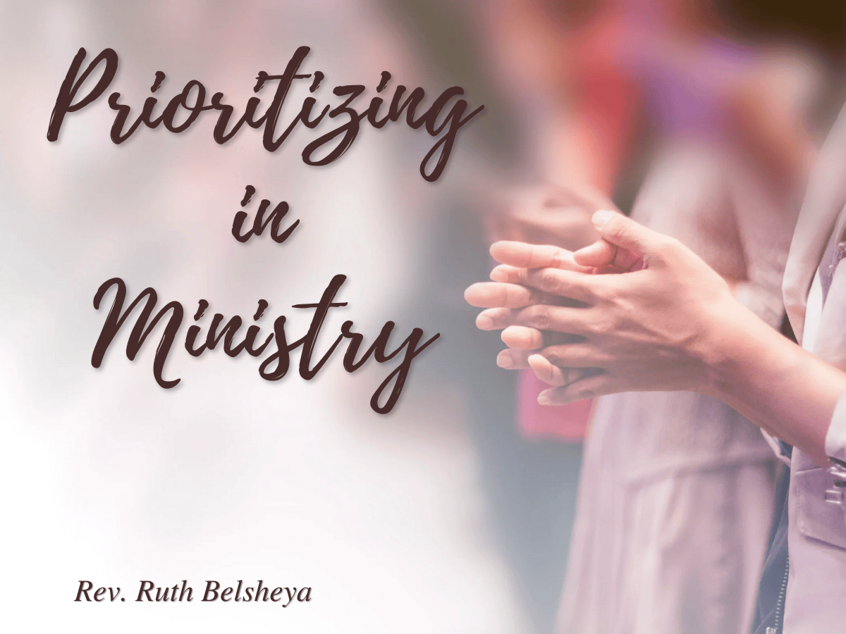 Prioritizing in Ministry - m