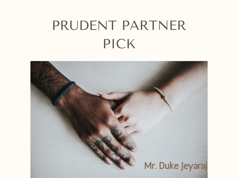 Prudent Partner Pick -m