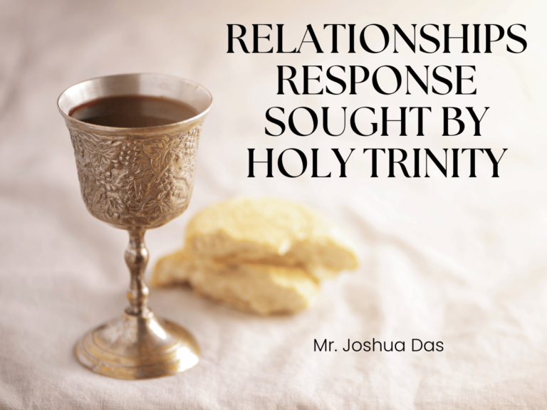 Relationships Response sought by Holy Trinity - m