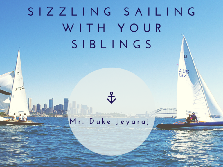 Sizzling sailing with your siblings - m