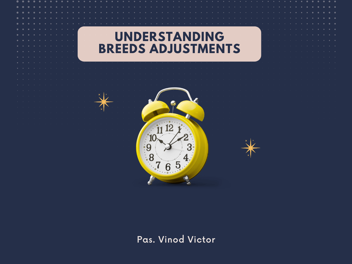 Understanding breeds Adjustments - m